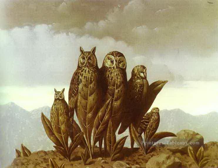 companions of fear 1942 Rene Magritte Oil Paintings